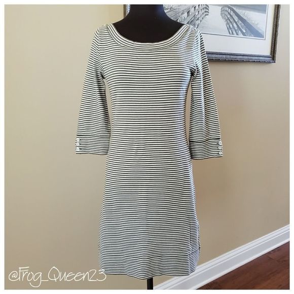 Banana Republic Dresses & Skirts - Banana Republic Women's Dress, Green/Cream Stripe